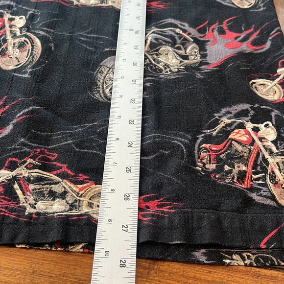 Clearwater Outfitters Motorcycle Hot Wheels Biker Button Down Shirt Size XL - Picture 11 of 14